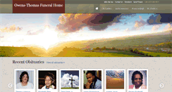 Desktop Screenshot of owens-thomasfuneralhome.com